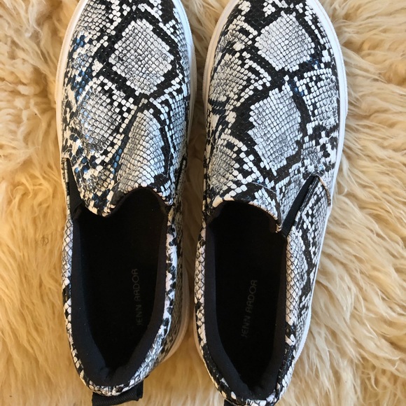 Snakeskin slip on sneakers - Picture 3 of 4